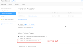 Upload To Vpp Business Store Greyed Out Stack Overflow