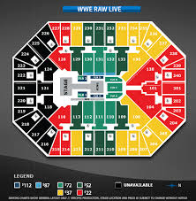 Symbolic Wwe Chart Air Canada Seating View Wwe Smackdown