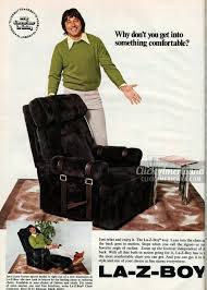 Football Legend Joe Namath For La Z Boy S Recliner Chairs And Tossing Around A Little Innuendo Joe Namath La Z Boy Lazy Boy Chair