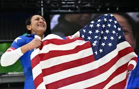 USA's Elana Meyers Taylor, 41, wins dramatic come-from-behind gold medal in monobob, teammate Kaillie Humphries takes bronze