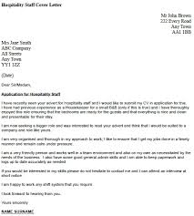 Hospitality Staff Cover Letter Example Icover Org Uk