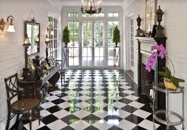 Black And White Marble Floor Tiles A Welcome Entrance Hall White Marble Floor White Tile Floor Floor Design