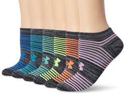 Under Armour Women S Essential Twist 2 0 No Show Socks 6 Pack Click On The Image For Additional D Under Armour Women Women Essentials Athletic Socks Women