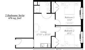 One bedroom is usually larger, serving as the master suite for the homeowners. Bedroom House Plans Open Floor Plan House Plans 168899