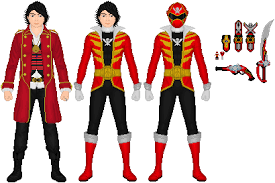 Captain Marvelous Gokai Red By Taiko554 Deviantart Com On Deviantart Power Rangers Art Captain Marvelous