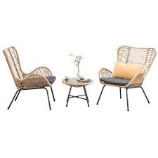 le sud loungeset monte carlo naturel 3 delig fauteuil tuin monte carlo fauteuil