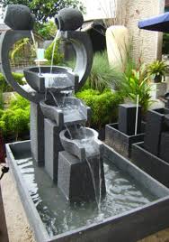 Model Taman Kolam Air Mancur Minimalis Outdoor Furniture Sets Outdoor Decor Outdoor Furniture