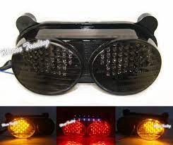 Tail Brake Turn Signals License Plate Integrated Led Light Smoke For 1998 1999 2000 2001 2002 2003 Ka Motorcycle Accessories Kawasaki Ninja Kawasaki Ninja Zx6r