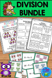 Division Activities Bundle Division Worksheets And Division Game Division Activities Math Activities Guided Math Groups