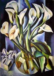 Tamara De Lempicka Calla Lilies Art Deco Illustration Calla Calla Lily