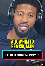PG Supports Bronny: A Journey Towards Improvement