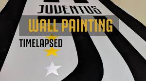 Pilihan kasur yang desainnya sederhana. Juventus Wall Painting Time Lapsed Cat Kamar Tidur Juventus Youtube
