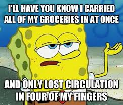 Charlie bit my finger meme. I Ll Have You Know I Carried All Of My Groceries In At Once And Only Lost Circulation In Four Of My Fingers Humor Laugh Nursing Memes