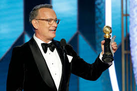 Tom hanks is getting personal about the coronavirus battle that he and his wife rita wilson experienced. Golden Globes Tom Hanks Weint Auf Der Buhne Gala De