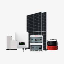 Hệ thống điện năng lượng mặt trời hoà lưới 1 pha có lưu trữ 10KW