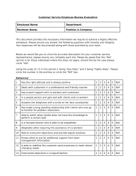 It is a reflection of what an employee thinks of himself or herself. Free 14 Customer Service Evaluation Forms In Pdf