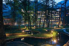hoshinoya guguan by azuma architect associates hotel exterior outdoor baths resort