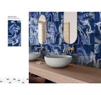 Factory Direct Fusion Blue 600x1200mm Glossy Porcelain Tiles ...