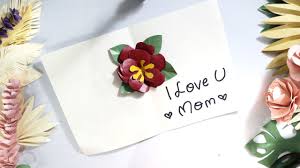 Hari ibu ( happy mother's day ) yang di peringati pada 22 desember mendatang adalah menjadi hari paling spesial untuk para ibu. Cara Membuat Kartu Ucapan Untuk Hari Ibu Cara Membuat Kartu Ucapan 3d Pop Up Paper Flower Youtube