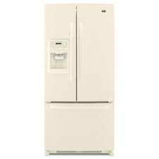Bisque French Door Refrigerator With Water Dispenser Maytag 21 7 Cu Ft French Door Refrigerator Color Bisque Biscuit Energy Star Item 310 Refrigerator French Door Bottom Freezer Refrigerator French Doors