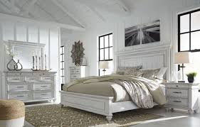 Kanwyn Whitewash 3 Piece Bed Set King In 2020 King Bedroom Sets Bedroom Sets Home Office Bedroom