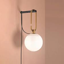 Check spelling or type a new query. Modern Globe Plug In Wall Sconce Brass Indoor Wall Light