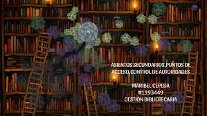 ASIENTOS SECUNDARIOS,PUNTOS DE ACCESO by Maribel Cepeda
