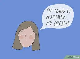 تذكر الأحلام Wikihow