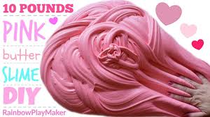Diy 10 Pounds Of Pink Butter Slime Daiso Model Magic Clay Mixing Slime Diy Crafts Slime Butter Slime Recipe