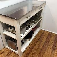 Check spelling or type a new query. Crosley Stainless Steel Top Rolling Kitchen Cart Island Aptdeco