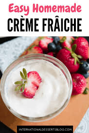 How To Make Creme Fraiche At Home Recipe Creme Fraiche Recipes Make Creme Fraiche Mini Tart Recipes