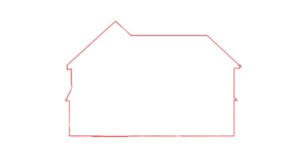 With other lines on the drawing. How To Make Easy House Drawing For Kids With Coloring Pages