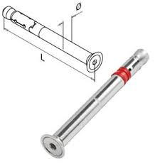 We carry both fine and course thread hex bolts. Stainless Steel Anchor Bolts Ss J L M12 Wedge Bent Sleeve Anchor Bolt