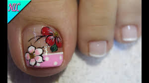 Check spelling or type a new query. Diseno De Unas Flores Y Frances Para Pies Y Principiantes Flowers Nail Art French Nail Art Nlc Youtube
