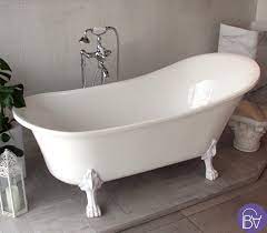 Visto che rismontarla e farla riverniciare è una follia (oltre che una spesa). Vasca Da Bagno Con Piedini Stile Retro Con Piedini Bianchi