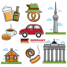 Cliquez sur l'icône pour copier dans le presse papier. Symboles Traditionnels Allemands Vecteur Colore Mis Sur Blanc Clip Art Libres De Droits Vecteurs Et Illustration Image 80949492
