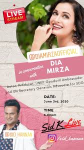 Reportedly, he died due to cancer at the age of 48. Siddharth Kannan On Twitter Get Set For My Live Conversation With Actor Producer Unep Goodwill Ambassador And Un Secretary Generals Advocate For Sdgs Deespeak At 6pm Tomorrow 3rd June On My Instagram
