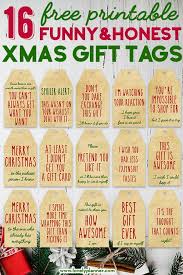 16 Free Printable Funny Honest Christmas Gift Tags Lovely Planner Funny Christmas Gift Tags Funny Christmas Tags Christmas Tags Printable
