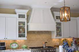10 Tapered Custom Range Hood Flat Panel White White Paneling Custom Range Hood New Homes