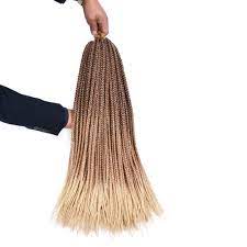 This style was achieved using the freetress deep twist 14 length with each pack cut in half. Buy Alirobam 24inch Box Braids Crochet Braids Braiding Hair Extensions 22strands 6 Packs Ombre Synthetic Hair Honey Blonde 3s Box Crochet Braid Hair 3s Box Braids Darkbrown Lightbrown Honeyblonde Online In Indonesia B07jmzyts8