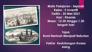 Apr 05, 2019 · rempah ratus menjadi rebutan british karena rempah rempah berfungsi untuk menghangatkan badan. Sejarah 5 Inventif Khamis Minda Cikgu Norzila Saher