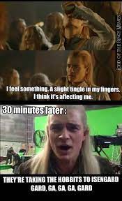 I feel it in my fingers i feel it in my toes love is all around me and so the feeling grows it's written on the wind it's everywhere i go, oh yes it is so if you really love me come on and let it show. When Elves Party Hard The Hobbit Hobbit Memes Lotr Funny