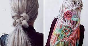 Given the fun style, it is good to try for men in artistic or music careers. The Best 30 Hair Braid Styles From A Self Taught Artist That Any Rapunzel Would Love Bored Panda
