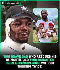 In Case You Forgot What A Man Looks Like… Ray Lucas, a 23-year-old dad from  Michigan, became a hero when he saved his twin babies from a house fire.