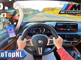 Bmw tells us the m5 cs is a full 230 pounds lighter than the previous performance flagship, the m5 competition. Watch The 2021 Bmw M5 Competition Eat Up The Autobahn At 193 Mph