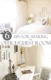 6 Tips For Sharing An Office And Guest Room Guest Bedroom Home Office Small Guest Bedroom Guest Room Office