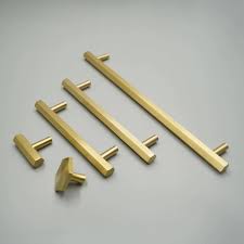 Solid Brass Hexagon Handvatten Pull Knop En T Bar Voor Etsy Hexagon Furniture Hardware Solid Brass
