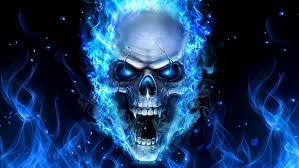 Blue Fire Skull 988x556 Wallpaper Teahub Io Fire skull animated wallpaper 1.0 full screenshot. blue fire skull 988x556 wallpaper
