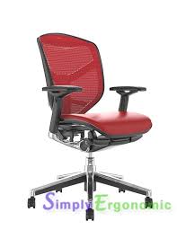 In addition to that lumbar support, bhoola points to the chair's adjustable mesh back and adjustable seat height as other ergonomic features. Enjoy Elite Leather Seat Mesh Back Office Chair No Head Rest