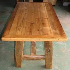 Antique Long Leaf Pine Table With Rustic Beam Legs A Great Dining Room Harvest Table That Can Be Formally Dr Rustic Farm Table Woodworking Inspiration Rustic